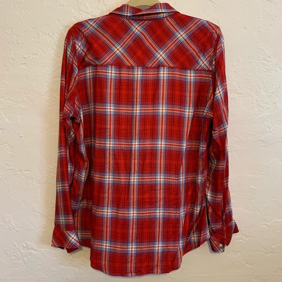 EUC Worn Once GAP Plaid Button Down - Picture 2 of 4
